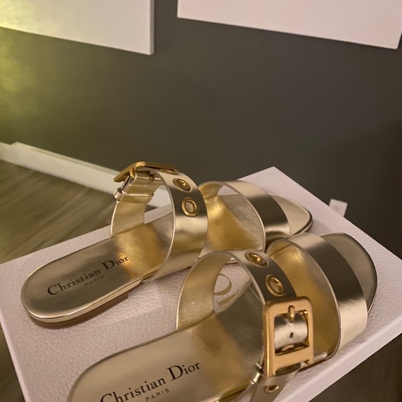 Dior sandals gold - Picture 2 of 5